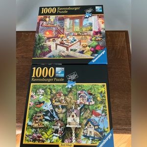 2 Ravensburger 1000 puzzles